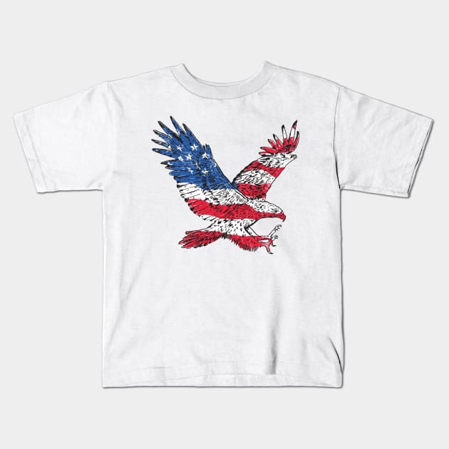 Flag Kids T-Shirt by SamJonesIllustration
